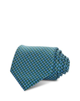Silk Classic Gancini Floral Tie
