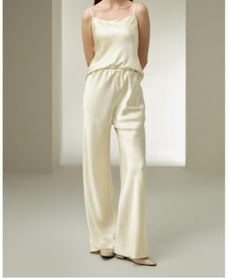 Full Bias Cut Silk Pants
