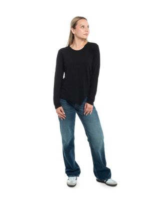  Asymmetrical Hem & Button Detail Tee