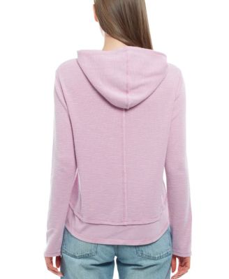  Double Peplum Drawsting Hoodie