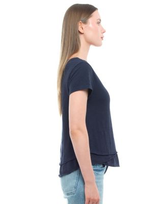  Short Sleeve Mock Layer Tee