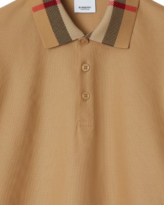 Cody Check Collar Cotton Polo Shirt