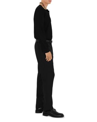 Cody Long Sleeve Check Collar Cotton Polo Shirt