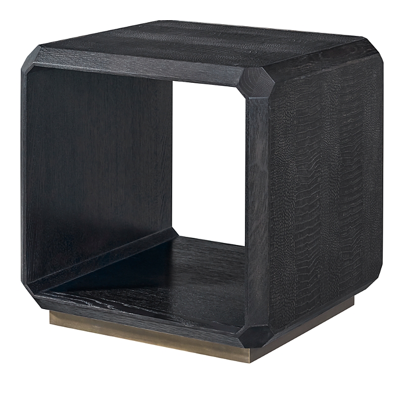Theodore Alexander St. James Side Table In Black