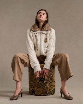 Marla Knitted Bomber Cardigan Sweater