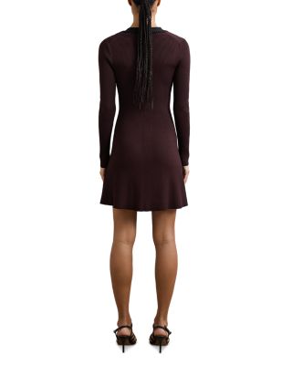 Alma Craft Detail Knit Mini Dress