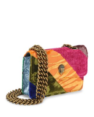 Kensington Micro Patchwork Velour Crossbody