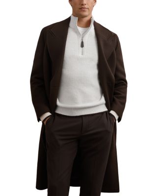 Stockdale Half Zip Textured Sweater