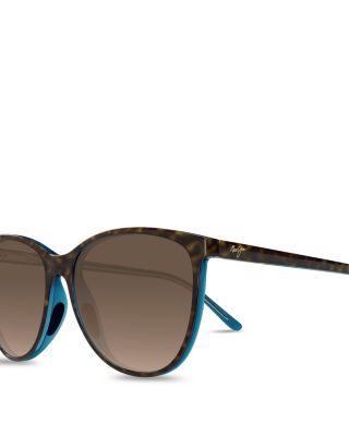 Ocean Polarized Square Sunglasses, 57mm