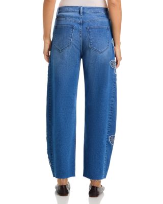 Rose Patchwork Sweatshirt & Jeans