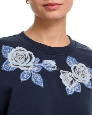 Rose Patchwork Sweatshirt & Jeans