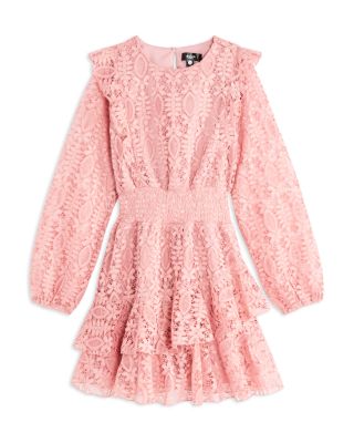 Girls' Lace Ruffle Dress, Little Kid, Big Kid - Exclusive