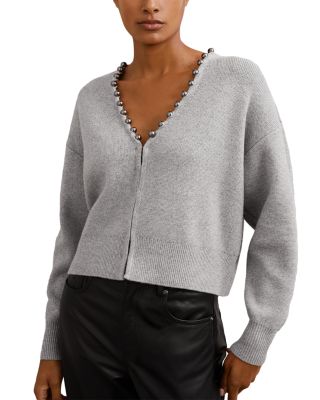 Sadie Beaded Trim Cardigan