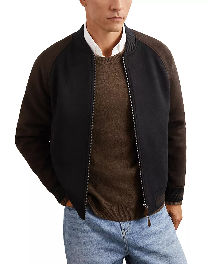 Reiss Color Block Jacket