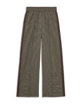 Petite Tarley Side Stripe Check Pants 