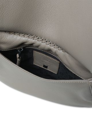 Medium Grained Leather Saddle Bag 
