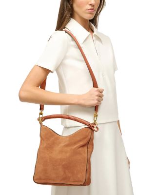 Mel Suede Shoulder Bag