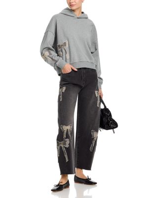 Parker x Bow What Fun High Rise Barrel Jeans in Washed Black