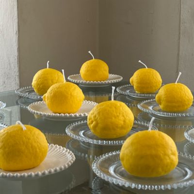 Large Lemon Candle