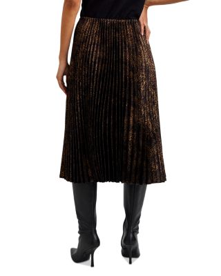 Pleated Midi Skirt