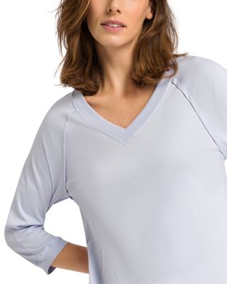 Pure Essence Three-Quarter Sleeve Gown