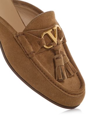 Women's VLogo Tassel Mules Loafers