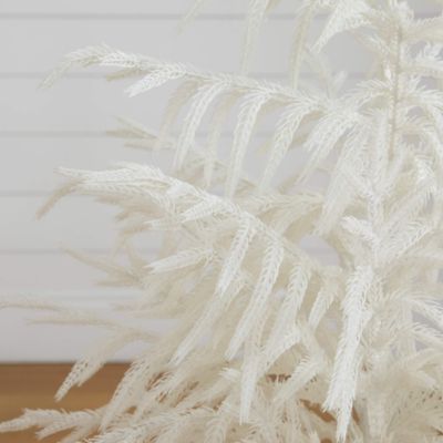 Natural Artificial Real Touch White Norfolk Island Pine 3' Christmas Tree with Natural Look