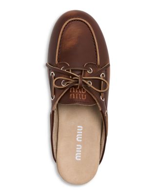 Women&#39;s Boat Mule Loafers
