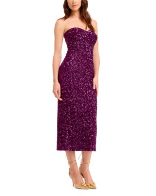 Dress the Population Vada Embellished Midi