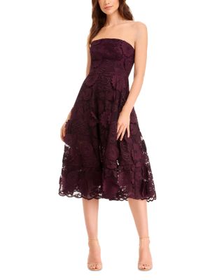 Kailyn Strapless Lace Dress