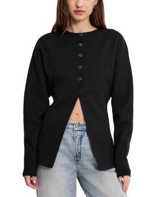 Exaggerated Sleeve Cardigan Sweater