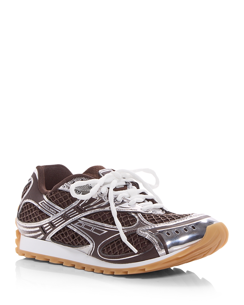 Bottega Veneta Women's Orbit Low Top Sneakers In Brown