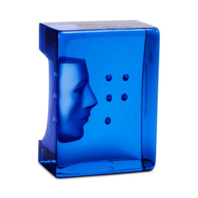 Azur Look Blue Molded Glass D&eacute;cor