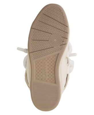  Curb Sneakers In Leather With Snake Laces