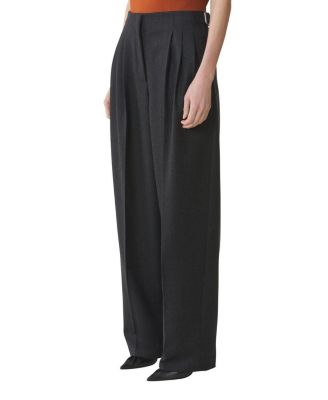  Wide Leg Flannel Pants
