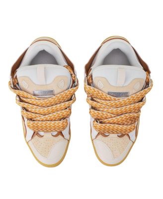  Curb Leather Sneakers