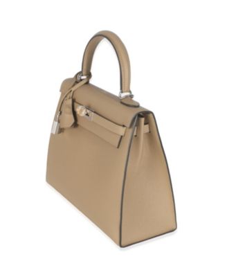 Sellier Kelly 25 Leather Handbag