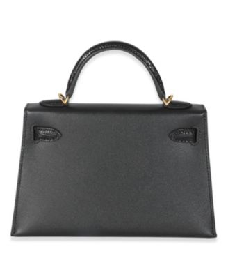 Mini Kelly 20 II Leather Handbag