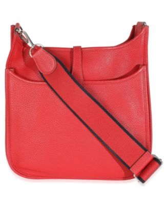 Pre-Owned HermA s Evelyne PM Leather Handbag