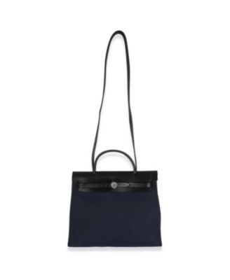 Pre-Owned HermA s Herbag Canvas Handbag
