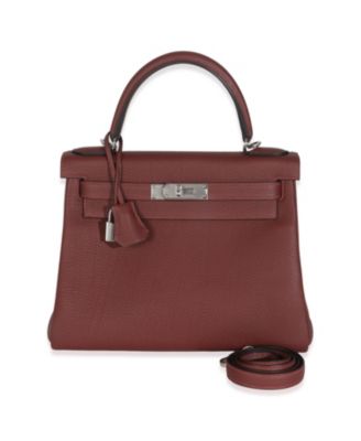 Kelly 28 Leather Handbag