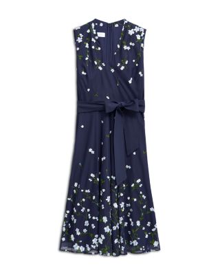 Petite Aria Embroidered Dress