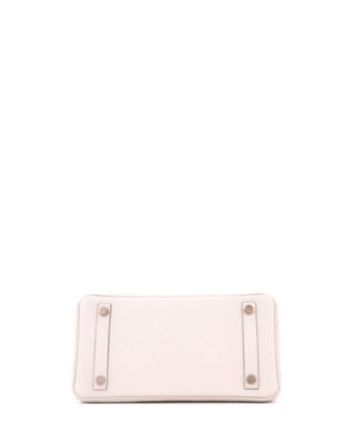 Birkin 25 Handbag Light Togo with Rose Gold Hardware