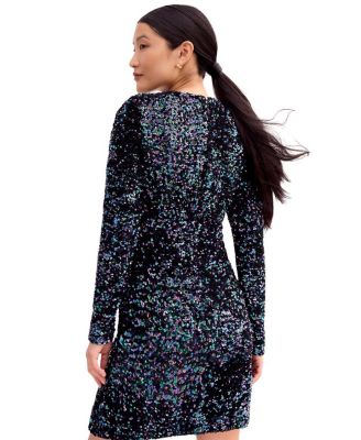 Evie Cluster Sequin Dress