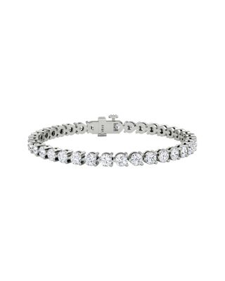  Tennis Bracelet, Large in 14K Gold, 9.25ctw Round Brilliant Lab Grown Diamonds, 7"