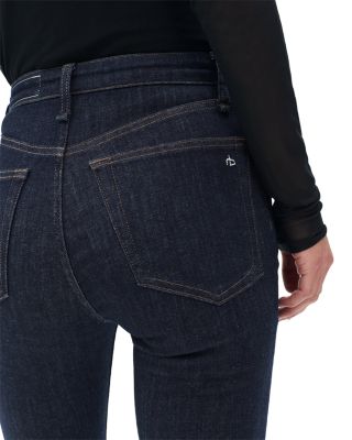 Epic Stretch Dahlia Mid Rise Full Flared Jeans in Rinse