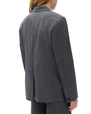 Jennifer Striped Combo Blazer & Vest Set