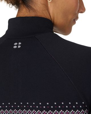 Fair Isle Half Zip Base Layer Top