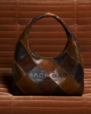 The Suede Patchwork Sack Bag