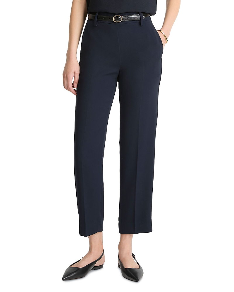 Vince Mid Rise Tapered Pants In Black